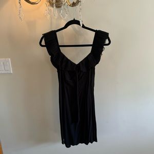 For love and lemons Claire black off the shoulder dress